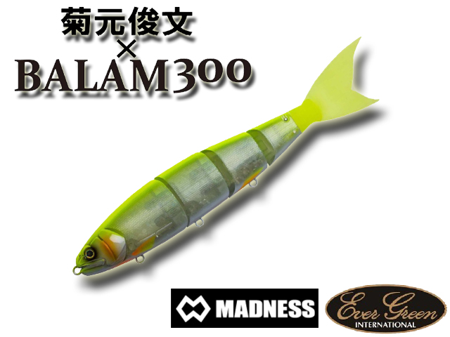 ジャパン バラム300（MADNESS JAPAN BALAM 300） エバーグリーンカラー 